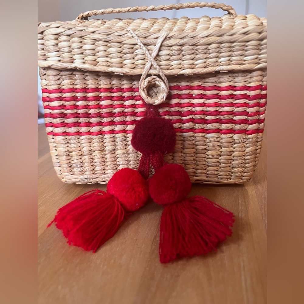 Nannacay raffia mini bag